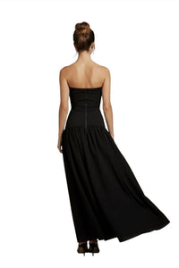 A.L.C. - Charlotte Gathered Halter Strap Midi Dress