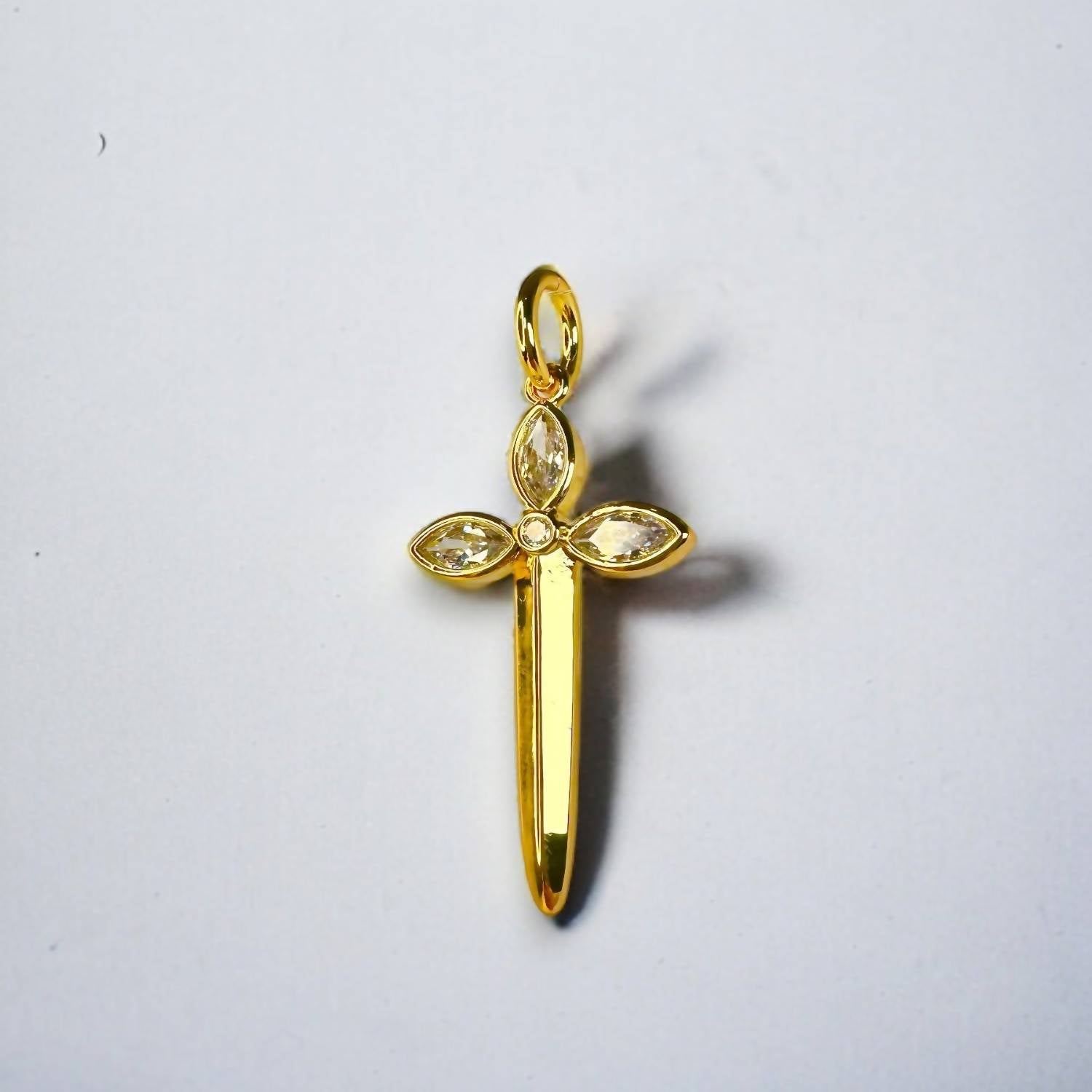 Jagged Halo Jewelry - Women's Karma Dagger Necklace