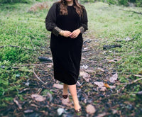 Swuun - Noble Long Sleeve Midi Dress - Plus