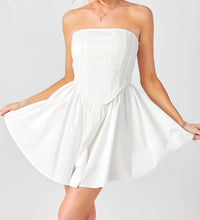 Baby Pink - Strapless Tube Babydoll Mini Dress