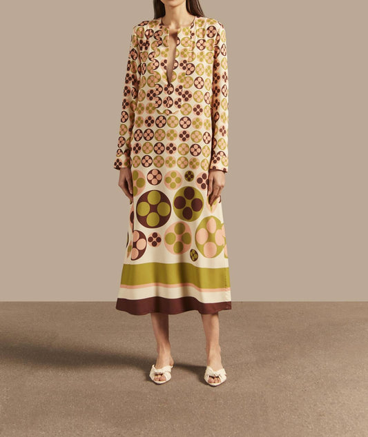 Adriana Degreas - Giardino Long Tunic Midi Dress