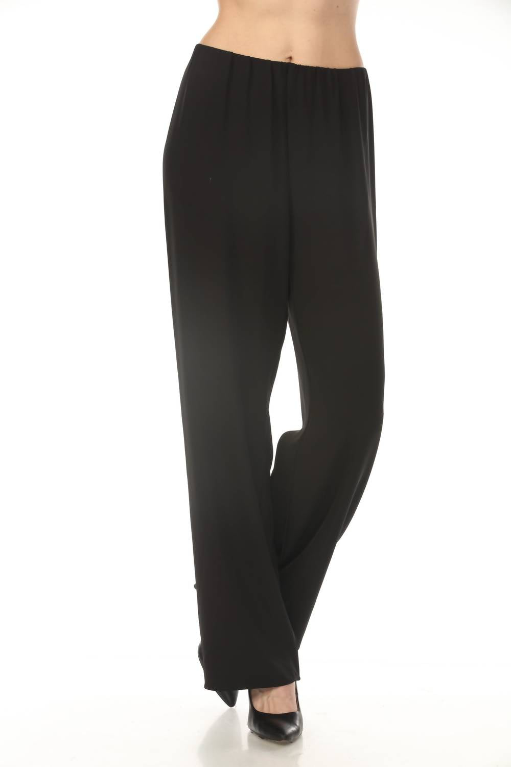 Joseph Ribkoff - Pull On Twill Wide Leg Pants