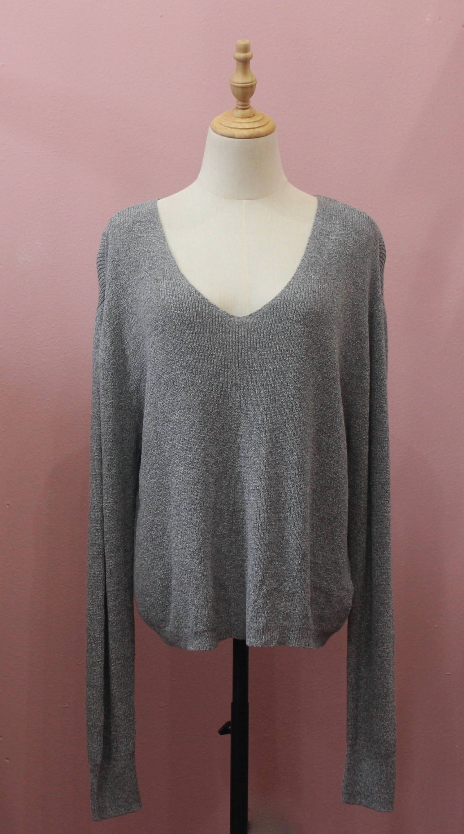 CRESCENT Women's Sienna Beachy Sweater in grey - women's sweater