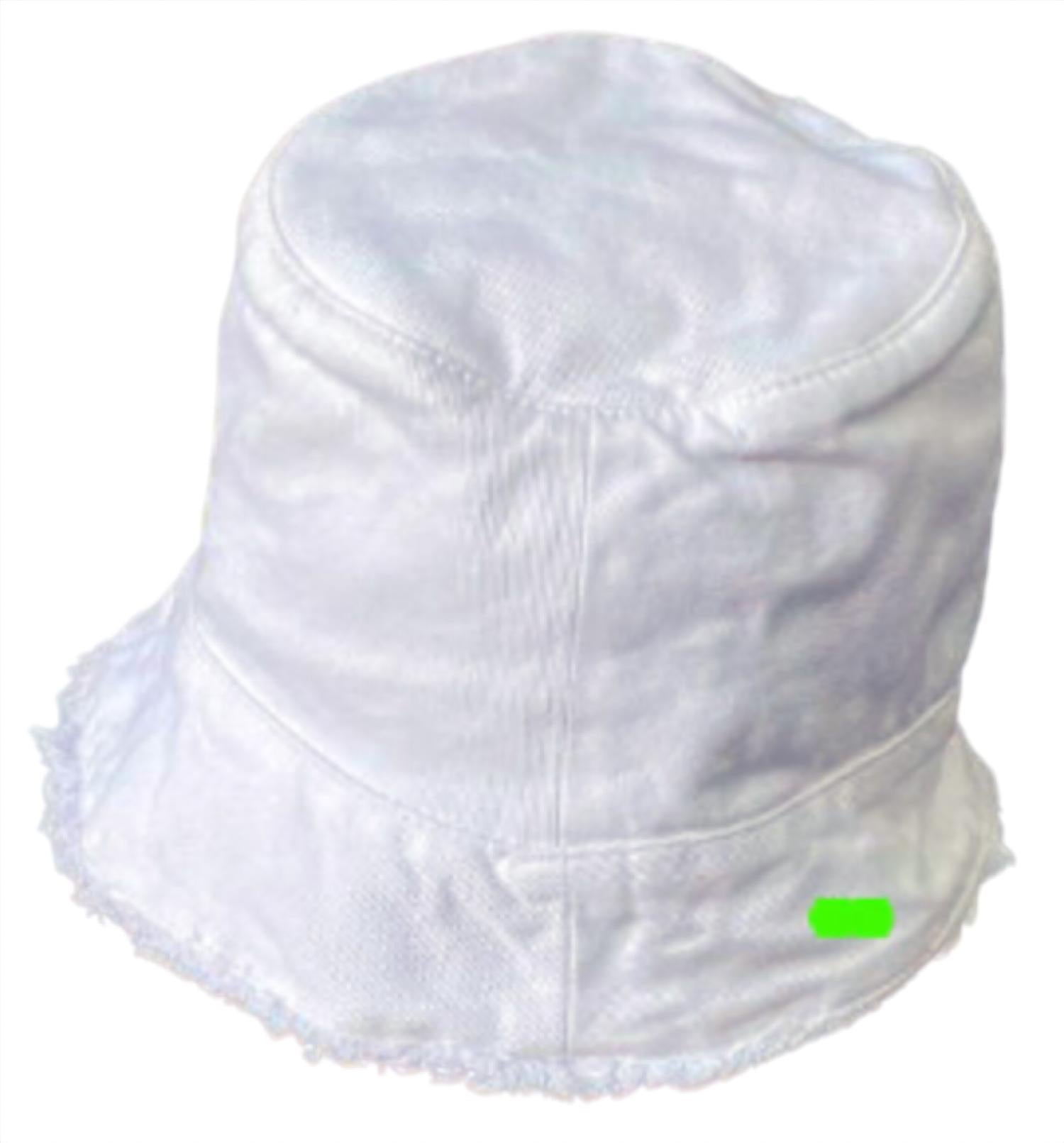 Kseniaschnaider - Denim Bucket Hat With Fringed Edges