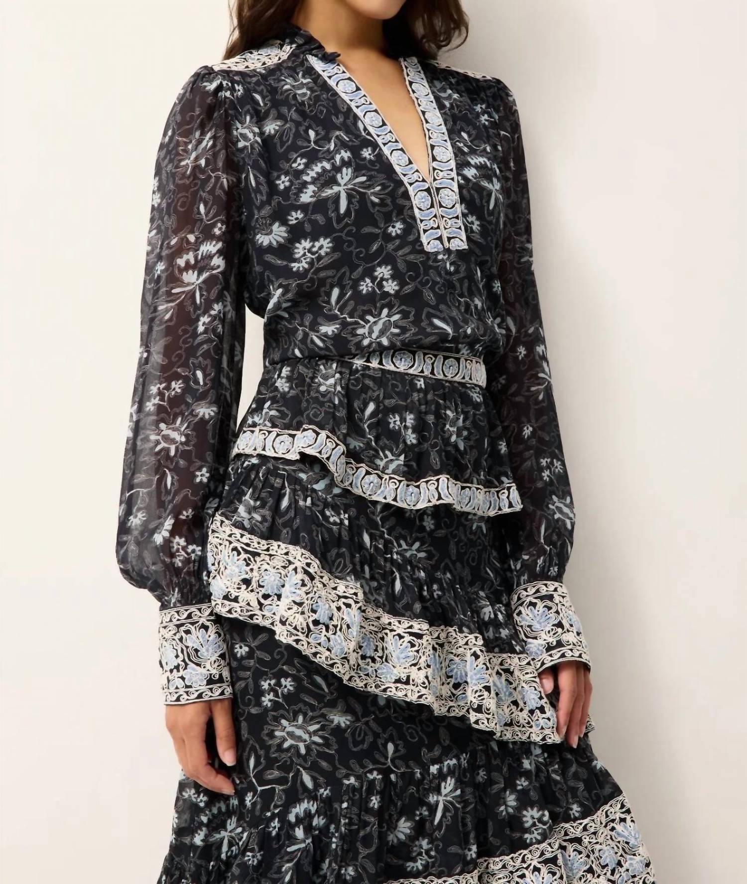 Marie Oliver - Brielle Ruffle Blouse