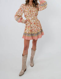 Fate - Clyvedon Floral Patterned Mini Dress