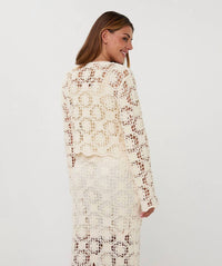 Esqualo - Tape Yarn Cardigan