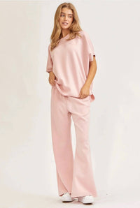 Dear Scarlett - Poncho Top + Bell Bottom Modal Set