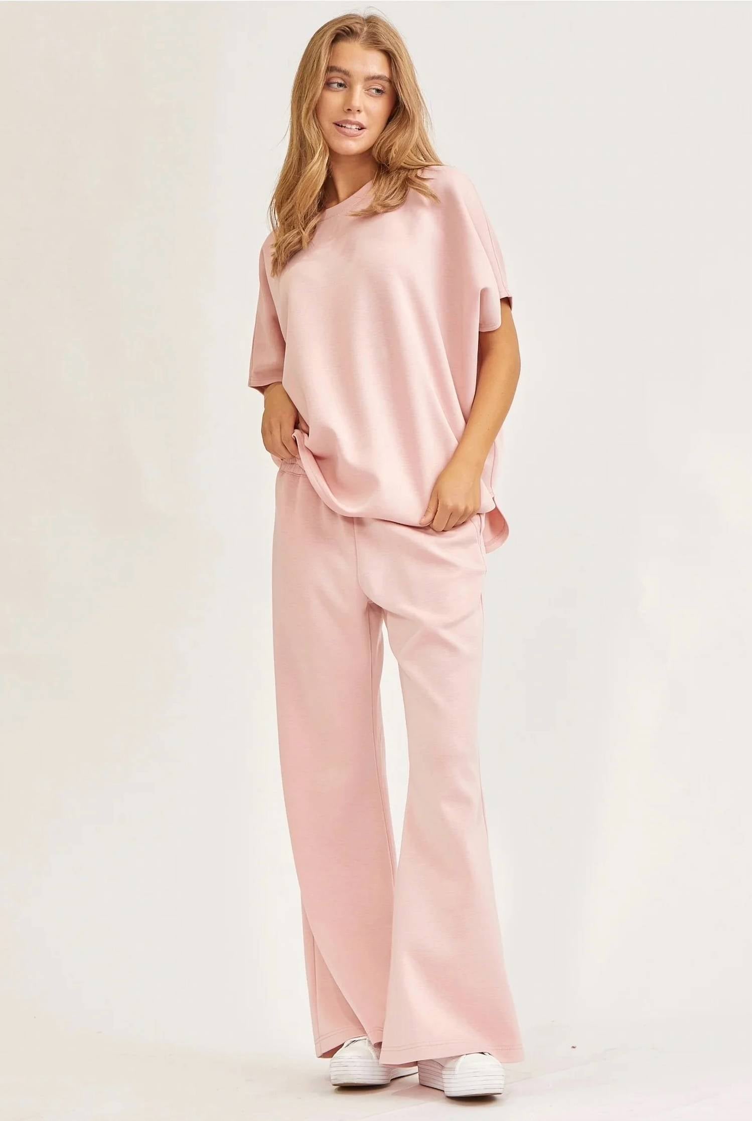 Dear Scarlett - Poncho Top + Bell Bottom Modal Set
