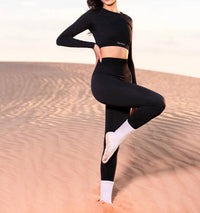 Navano - Long Sleeve Crop Top