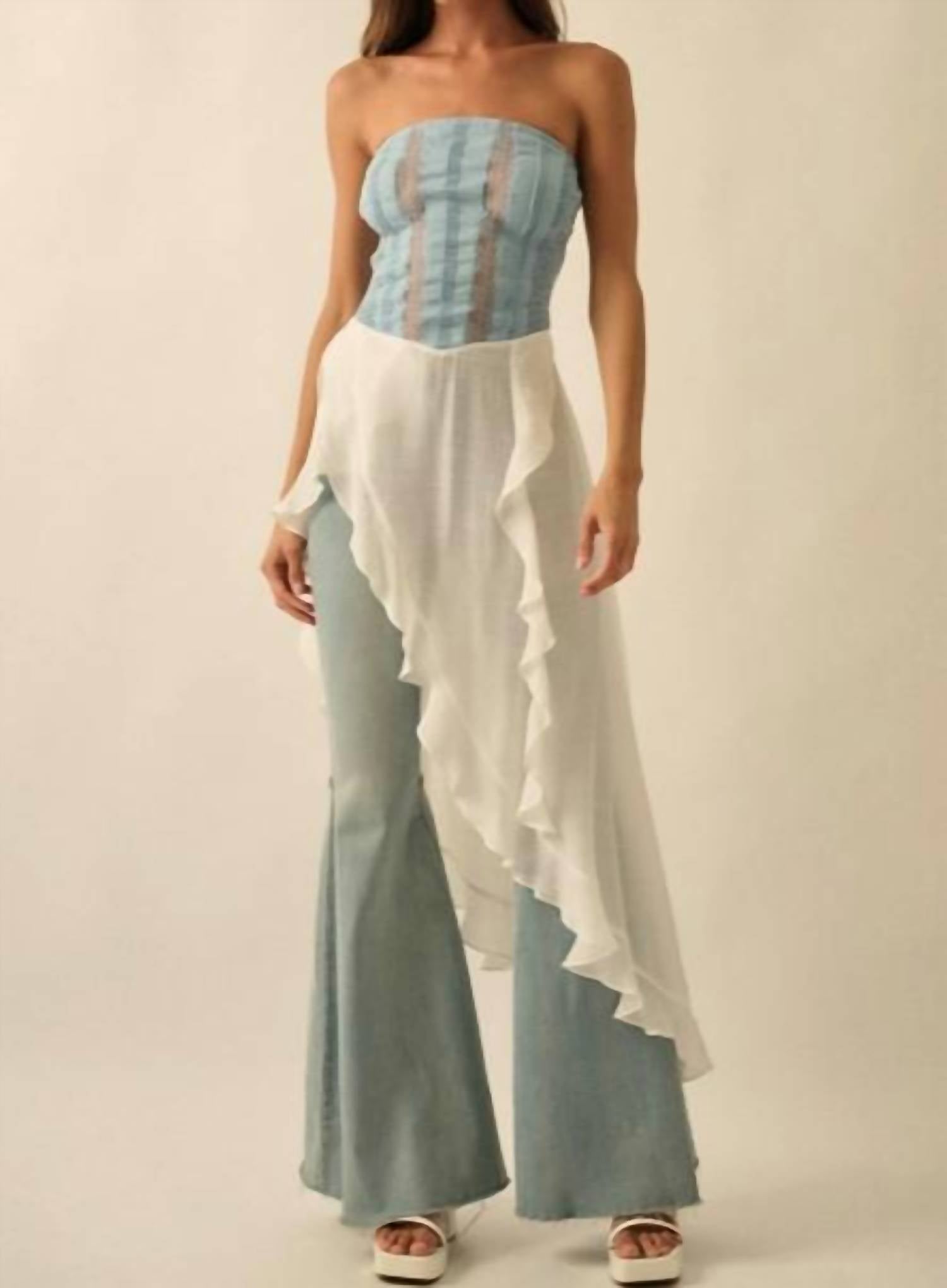 Promesa - Women's Tencel Denim Maxi Top
