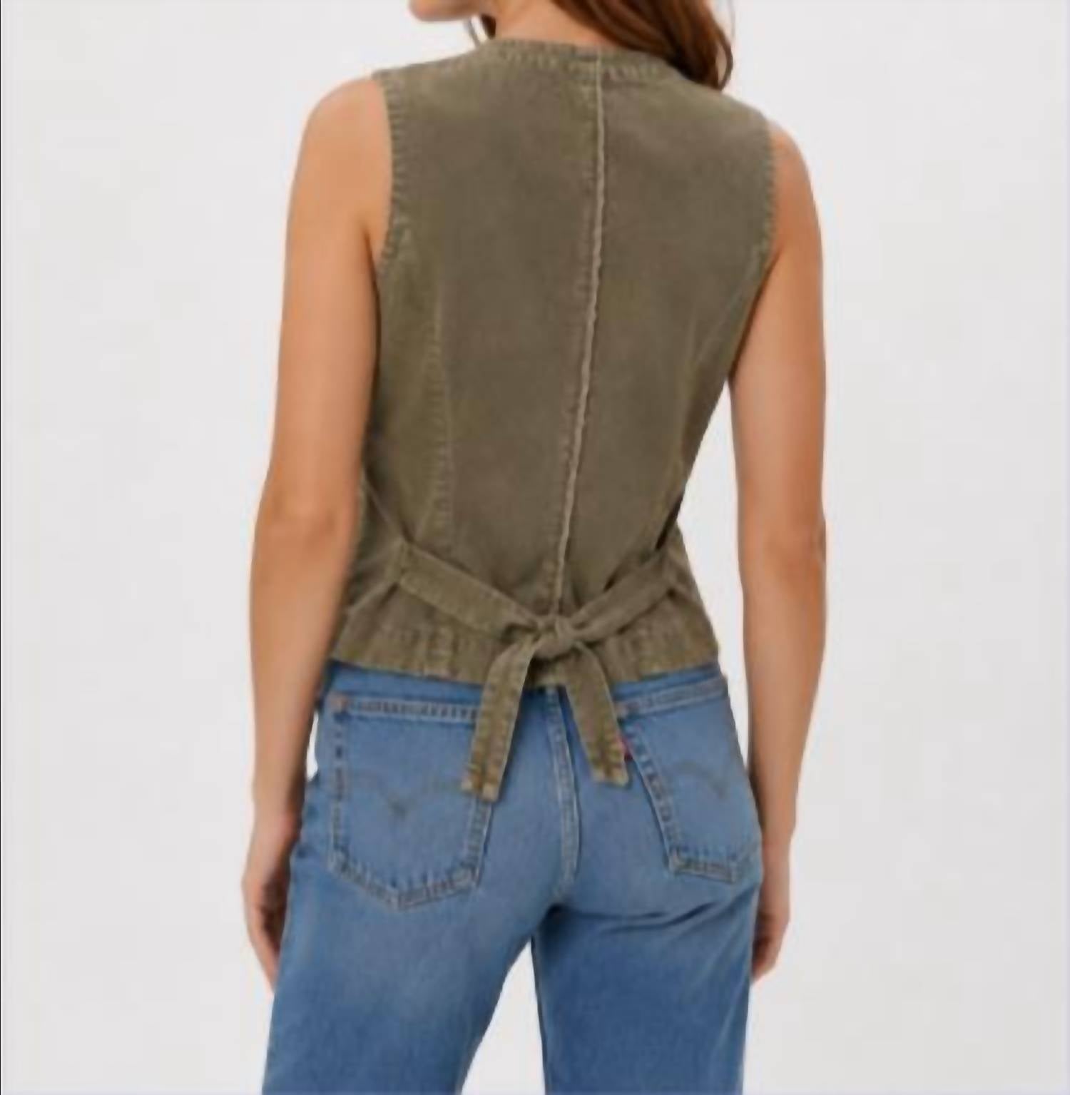 Mila Los Angeles - Thin Wale Cord Vest