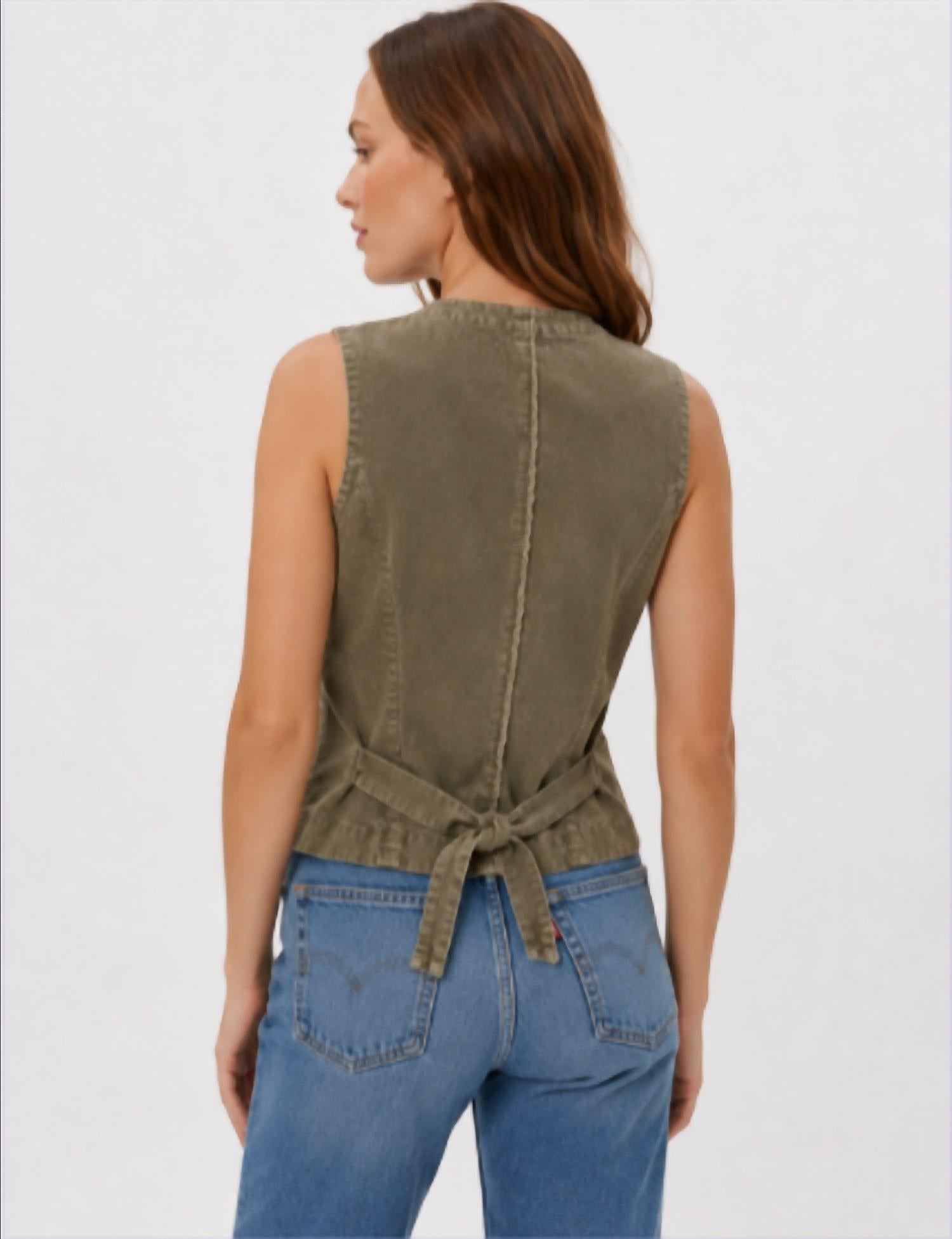 Mila Los Angeles - Thin Wale Cord Vest