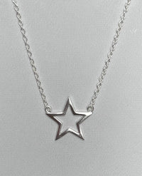Jack And Jewelz - Women's Open Star Pendant Necklace