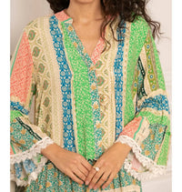 Last Queen - Ethnic Print Tunic Dress