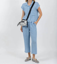 Elliott Lauren - Effie Short Sleeve Linen Shirt