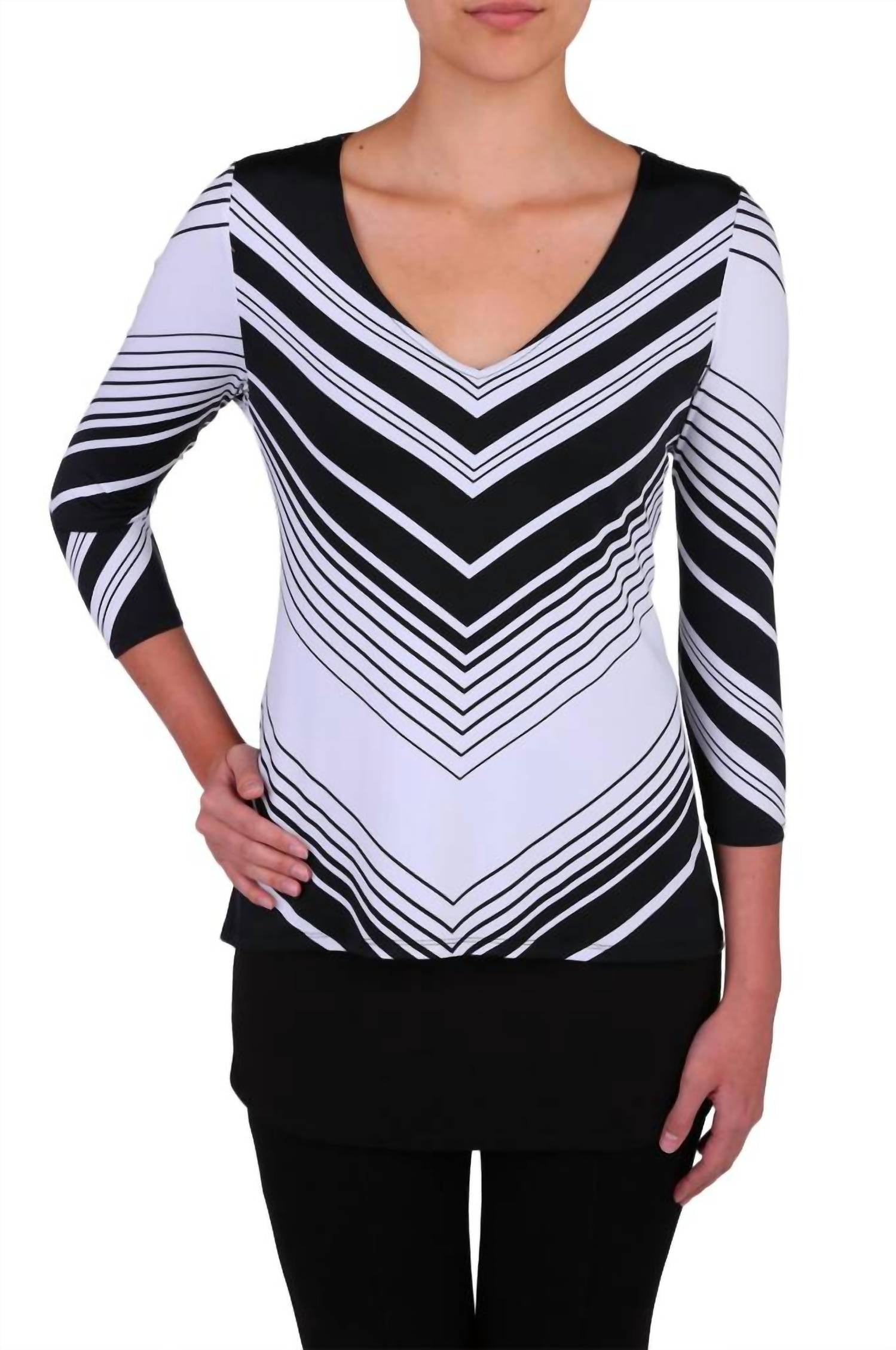 Peter Nygard - Double Layer Tunic Top