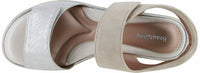 Beautifeel Women's Romi Casual Sandal in silver snake print suede - women's sandal - view 4