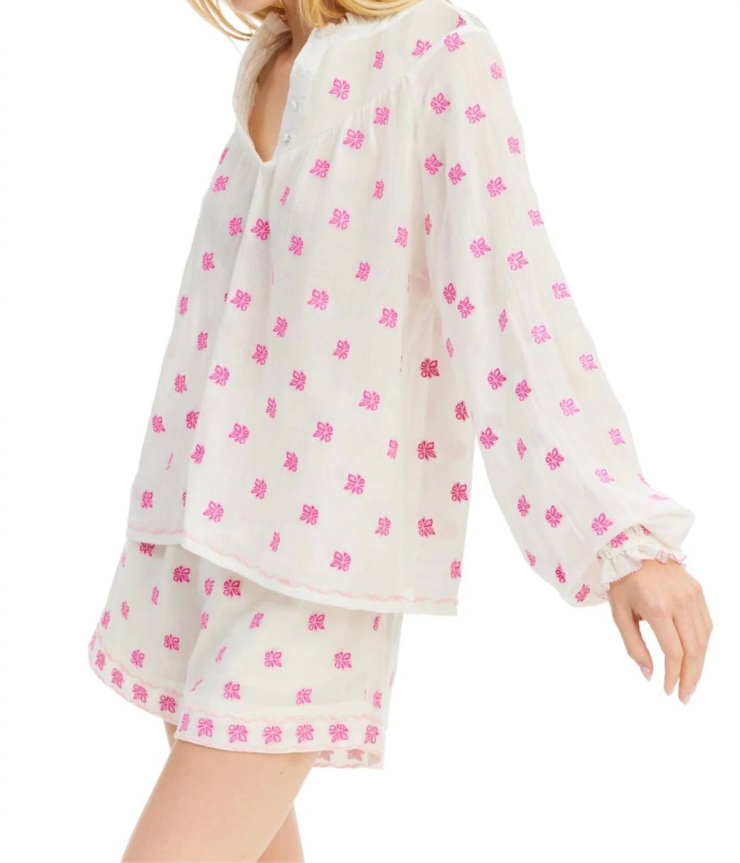 Allison New York - Elsa Button Up Blouse