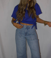 Papermoon - Side Tie Crew Tee