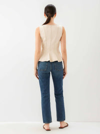 Fifteen Twenty - Women's Zoyla Contrast Stitch Top