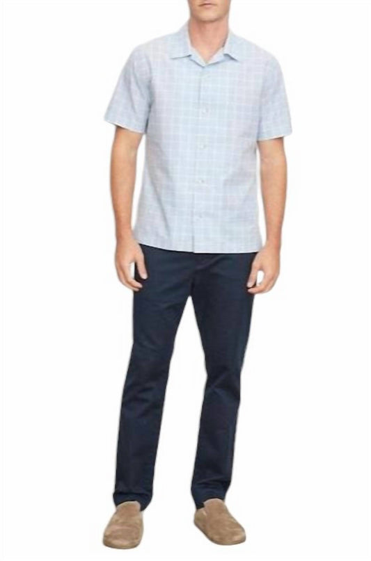 Vince - Men's Mallorca Windowpane Shirt