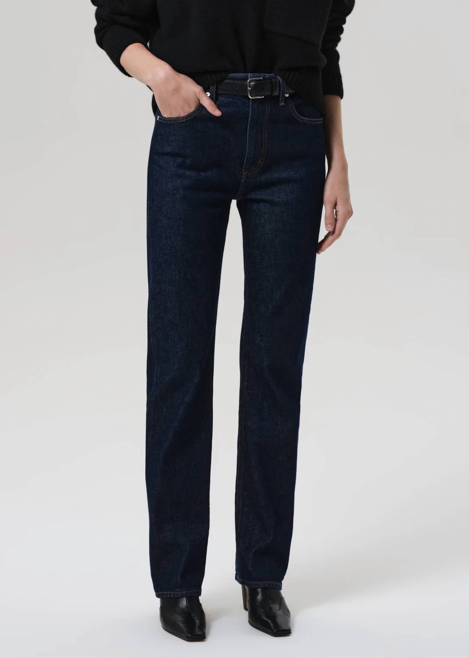 Citizens of Humanity Zurie Straight Leg Jeans in helia - women's jeans - view 4