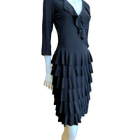 Joseph Ribkoff - Ruffled Wrap Mini Dress