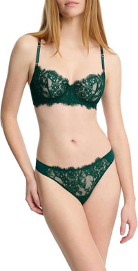 Skarlett Blue - Women's Entice Unlined Lace Underwire Balconette Bra
