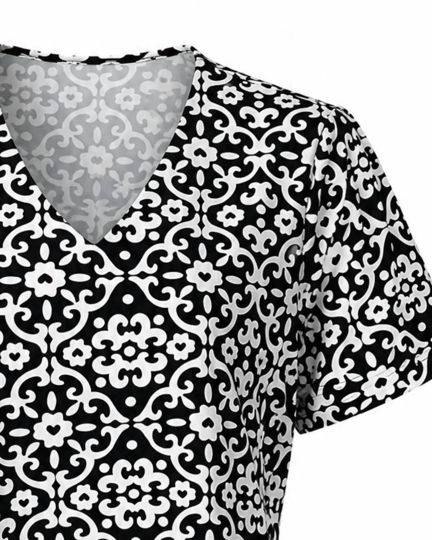 Lulu-B - Women's Upf 50+ V-neck Short Sleeve Top