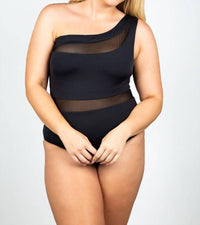 Nomads - Coast One Shoulder One-piece Swimwear - Plus