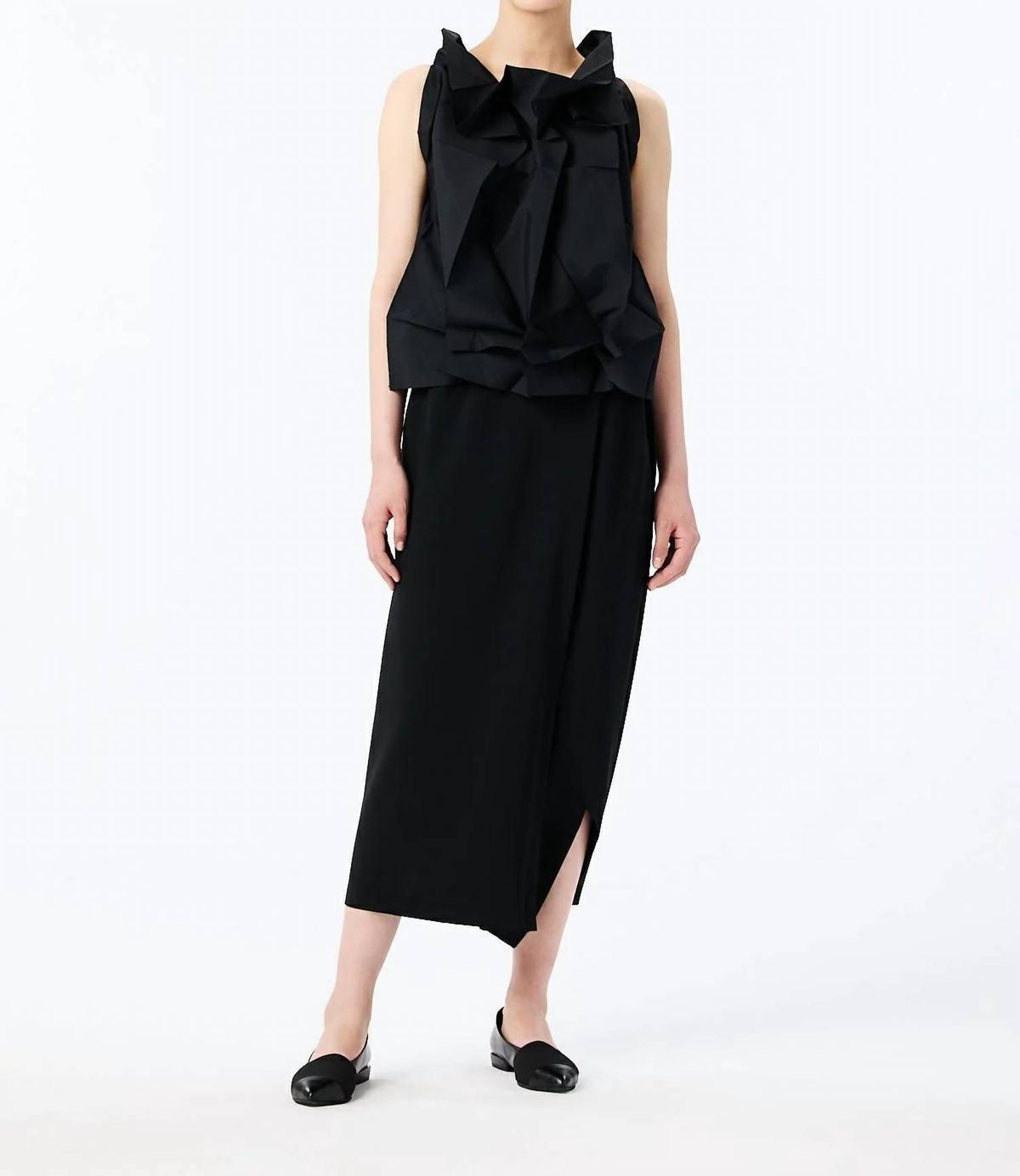 Issey Miyake - Women's Solid Sleeveless Top