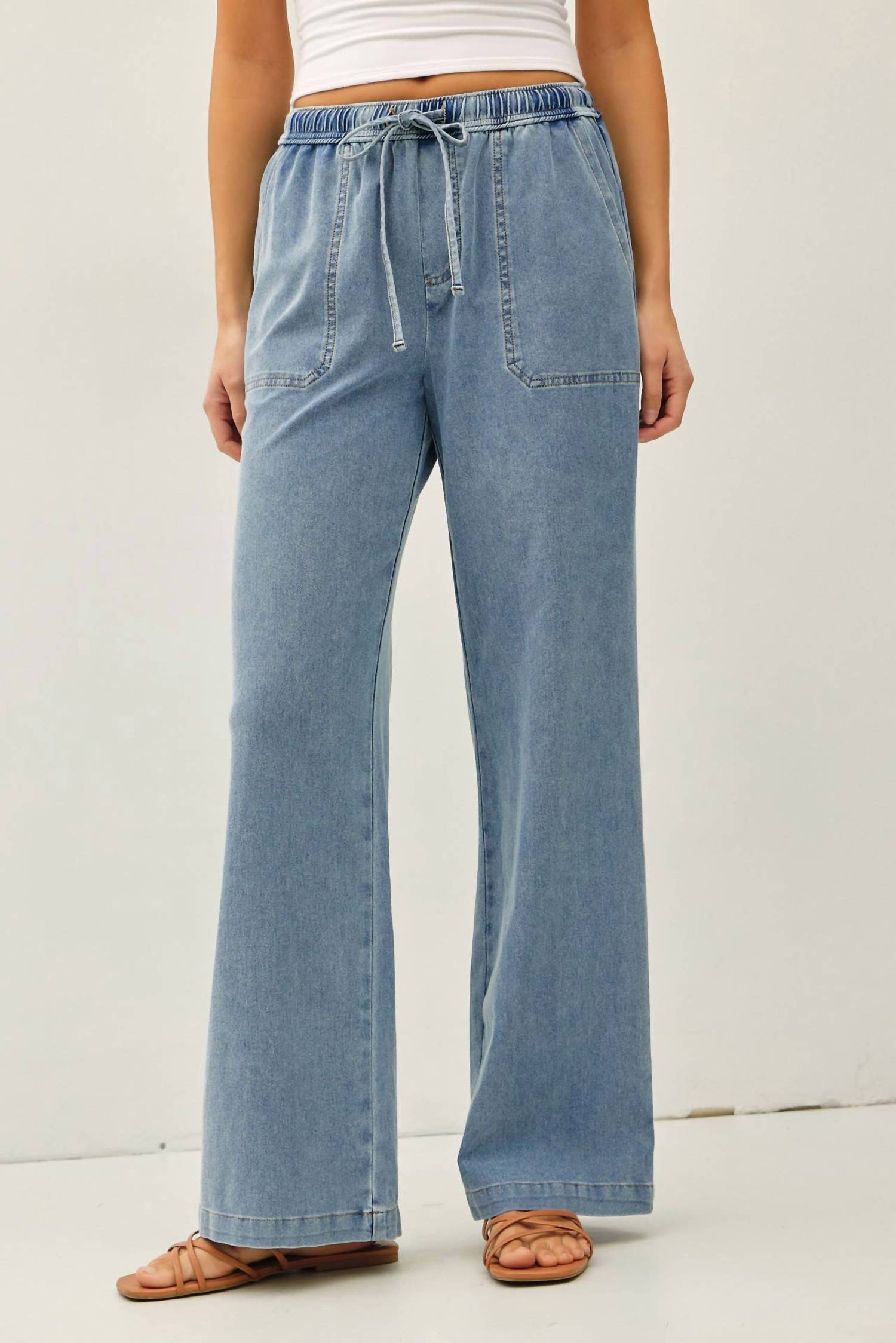 Be Cool - Cassidy Knit Denim Pants