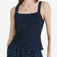 Madewell - Lucie Smocked Tank Top