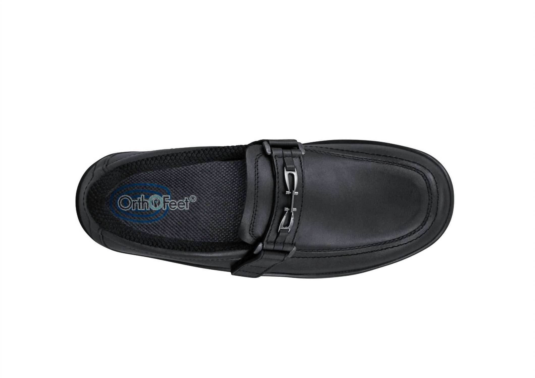 Orthofeet Women's Chelsea, Black Leather