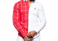 Eight X - Part Plaid Frog Oxford Button Down Shirt