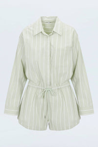 PISTOLA Amelie Romper in pistachio stripe 1 - women's pants - view 4
