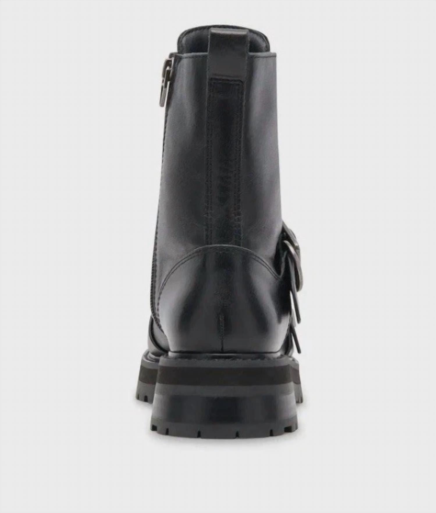Dolce Vita - Women's Lug Sole Leather Combat Boots