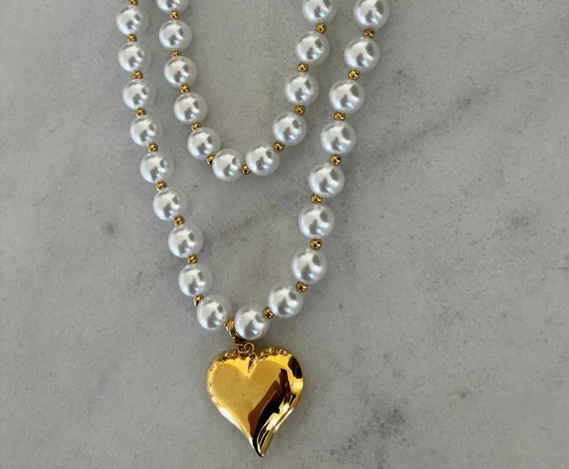 Chansuttpearls - Wrap Around Heart Necklace