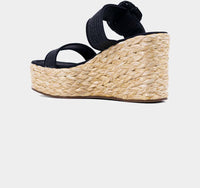 Shu Shop - Women's Leena Raffia Wedge Sandals
