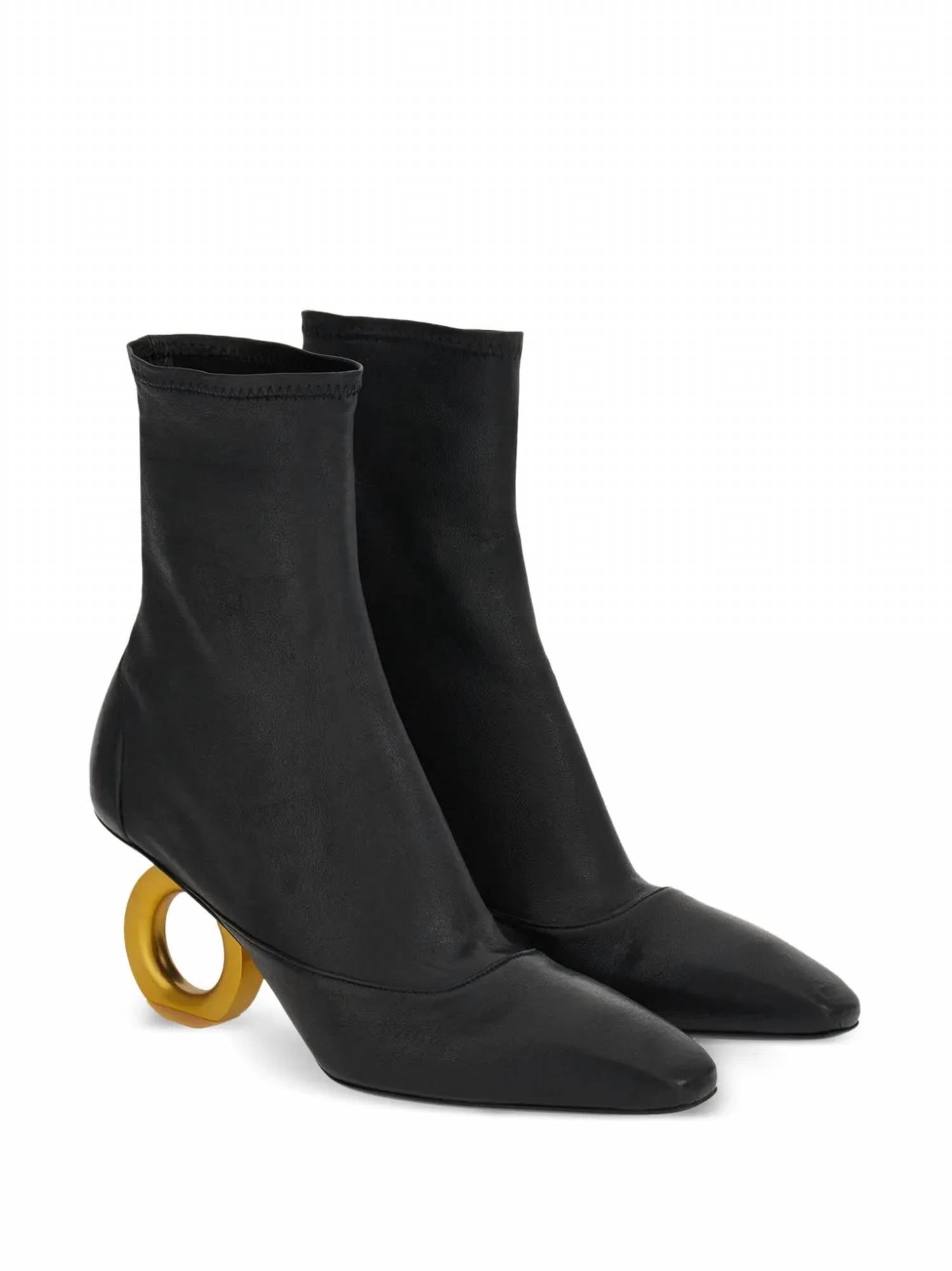 Salvatore Ferragamo Women's Elina Ankle Boots in black - women's shoe - view 117