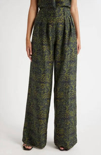 Ulla Johnson - Charlie Silk High Waist Wide Leg Pant