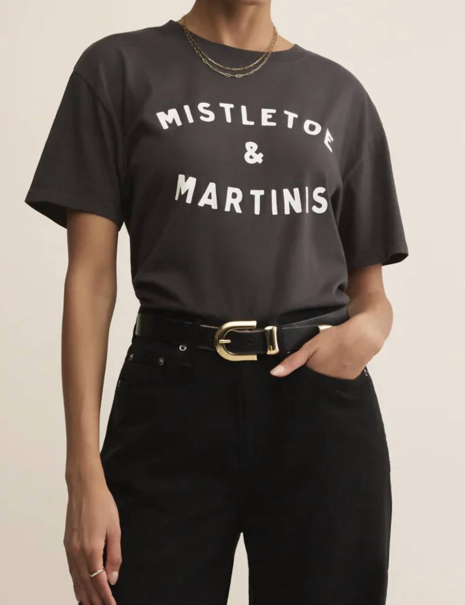 Z Supply - mistletoe boyfriend tee