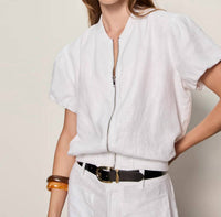 Sanctuary - Everly Linen Bomber Jacket
