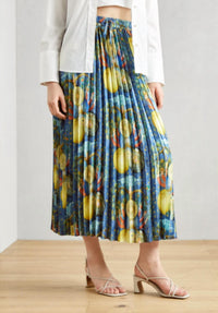 Scotch & Soda - Pleated Print Skirt