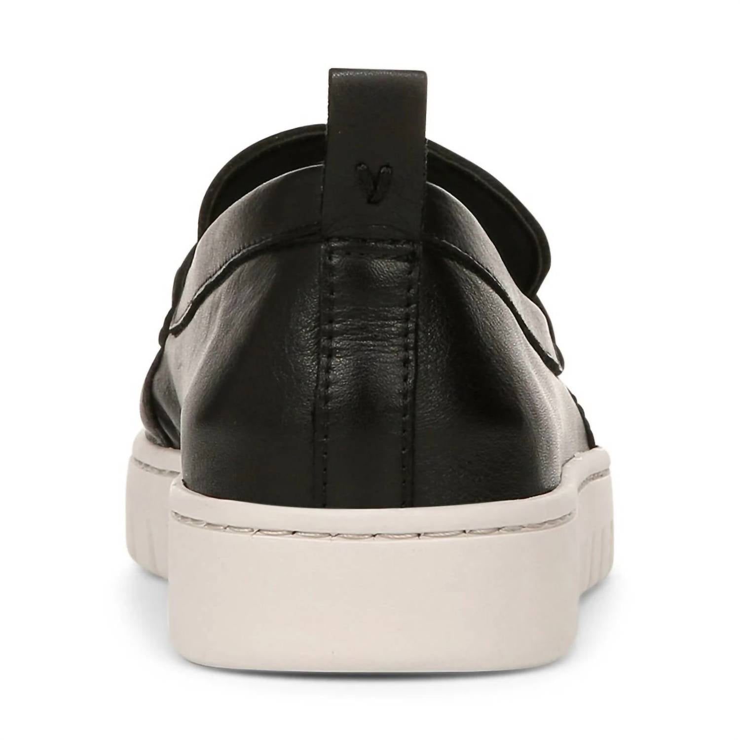 VIONIC Women's Uptown Loafer in black leather - women's flats - view 5