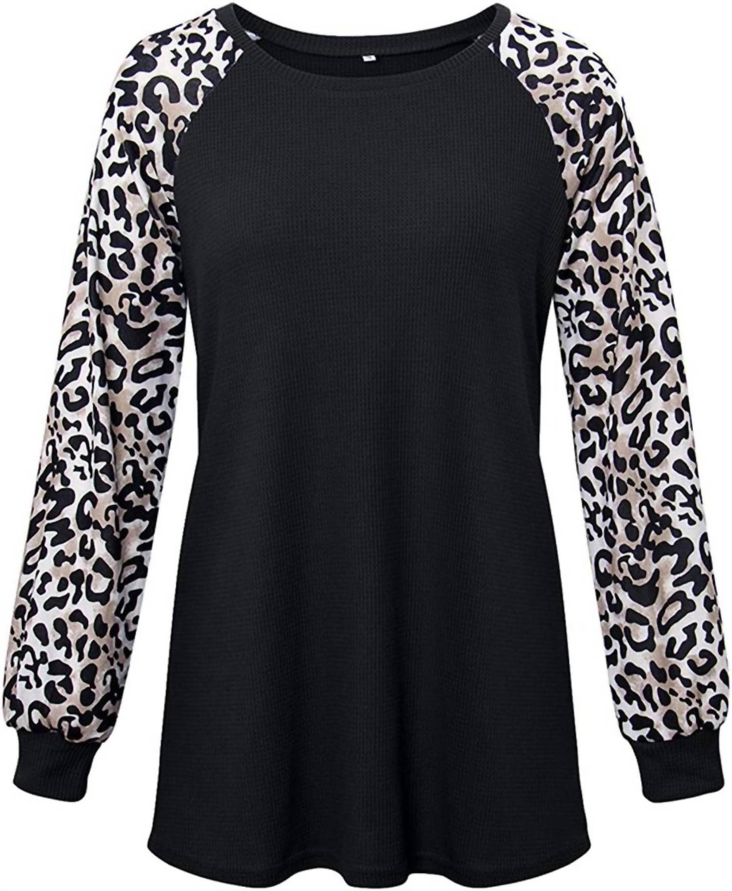 Shirley Stone - Leopard Raglan Top