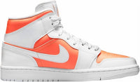 NIKE Women's Air Jordan 1 Mid Se Shoes in bright citrus - women's sneaker