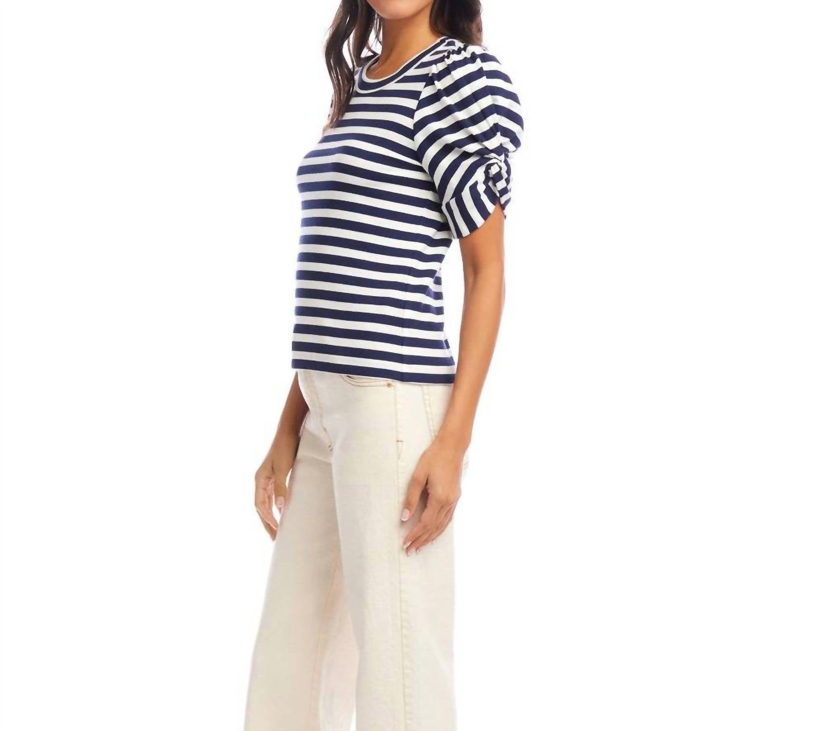 Karen Kane - Twist-Sleeve Top