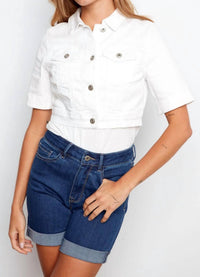 Charlie B - Cropped Denim Jacket